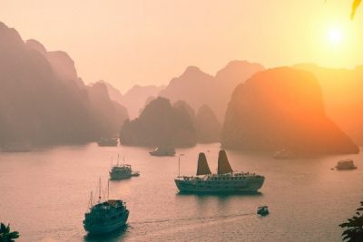 See Sunset And Sunrise On Halong Bay3