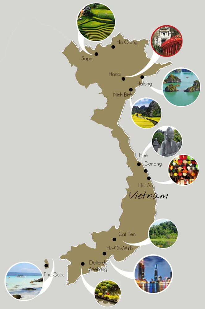 Vietnam Travel Map